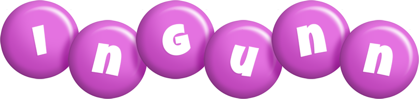 Ingunn candy-purple logo