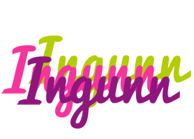 Ingunn flowers logo