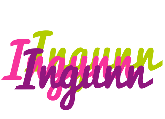 Ingunn flowers logo