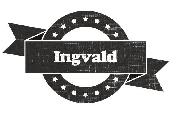 Ingvald grunge logo