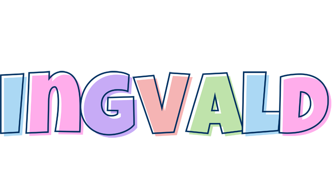 Ingvald pastel logo