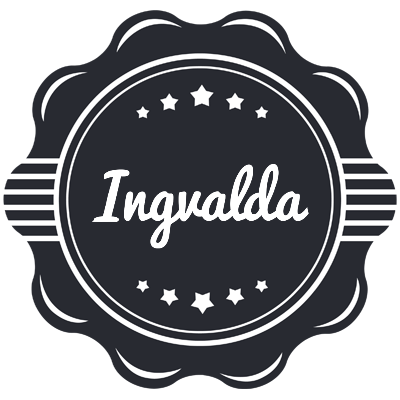 Ingvalda badge logo
