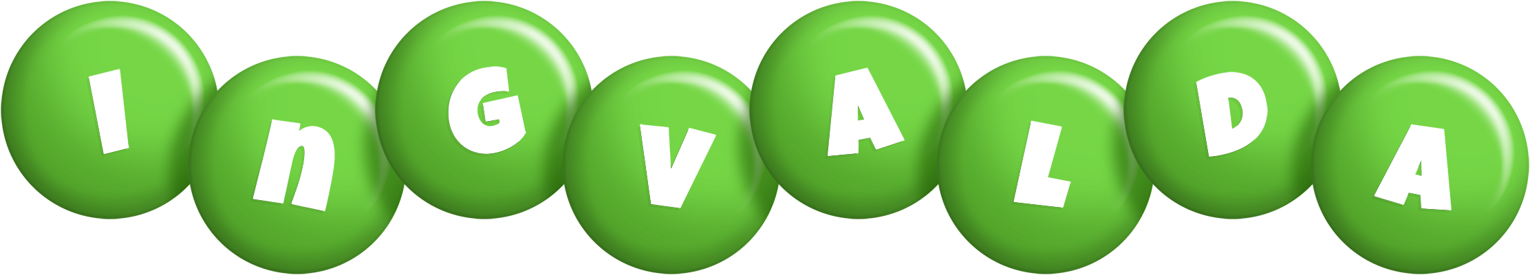 Ingvalda candy-green logo