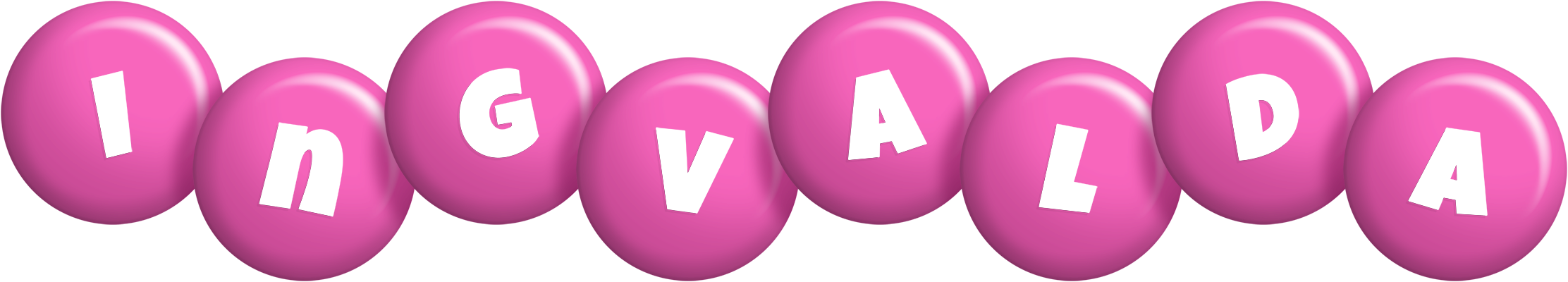 Ingvalda candy-pink logo