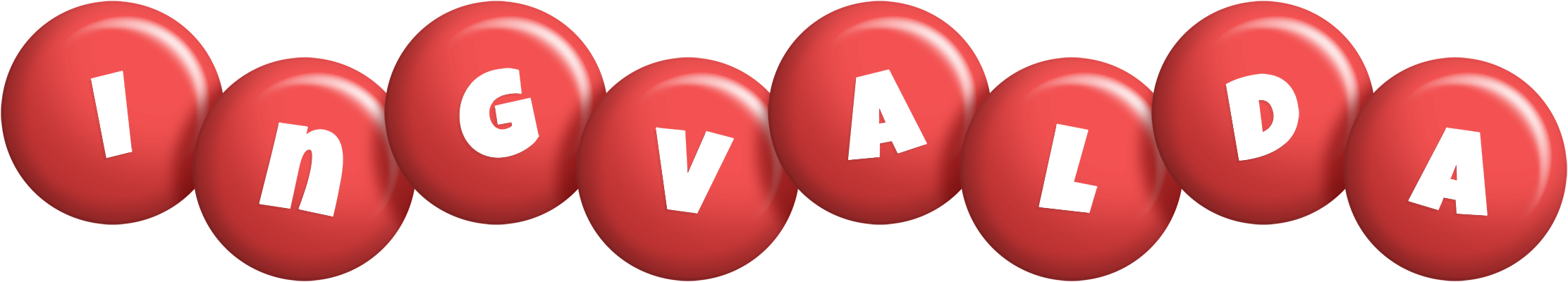 Ingvalda candy-red logo