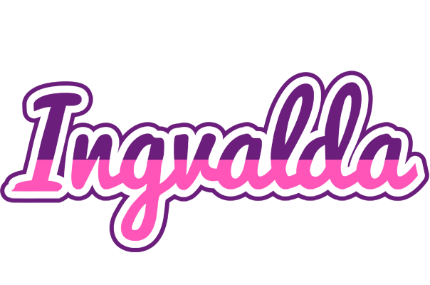 Ingvalda cheerful logo