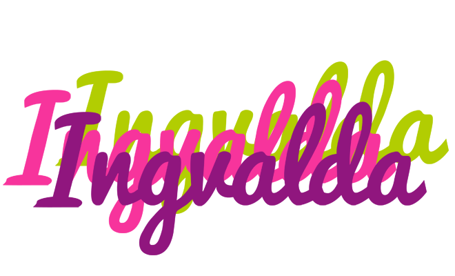 Ingvalda flowers logo