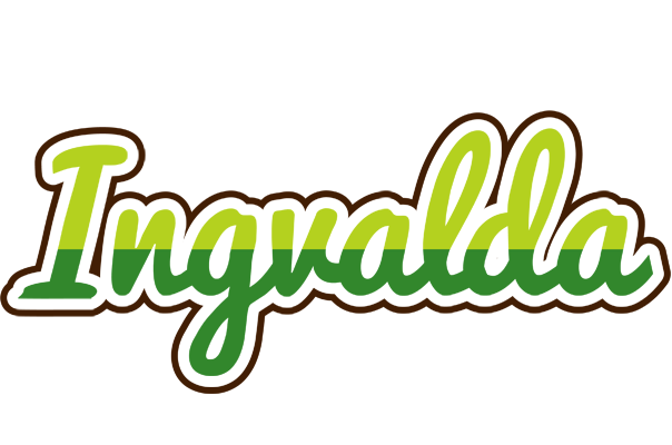 Ingvalda golfing logo