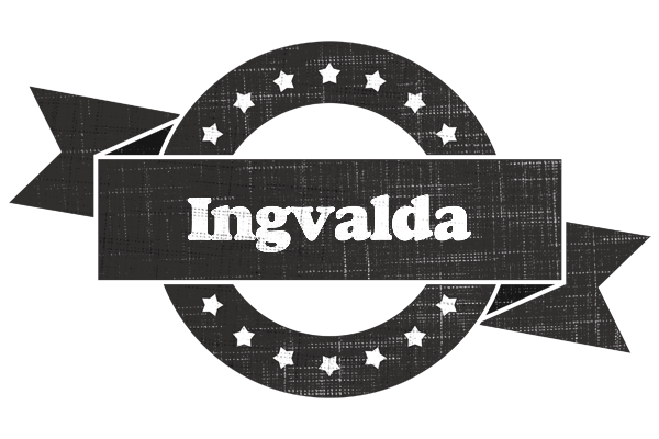 Ingvalda grunge logo