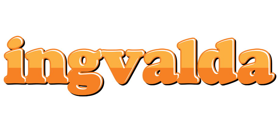 Ingvalda orange logo