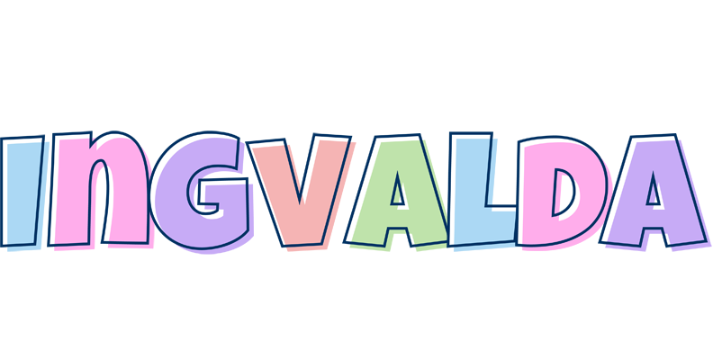 Ingvalda pastel logo