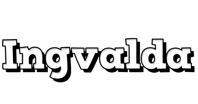 Ingvalda snowing logo