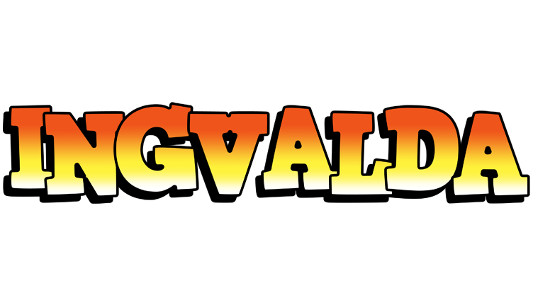 Ingvalda sunset logo