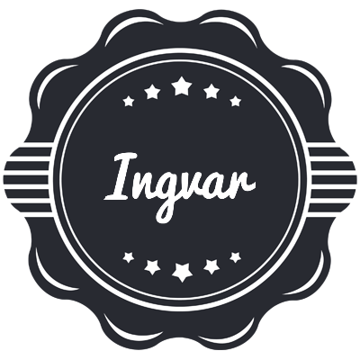 Ingvar badge logo