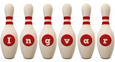 Ingvar bowling-pin logo