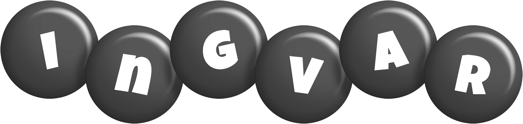 Ingvar candy-black logo