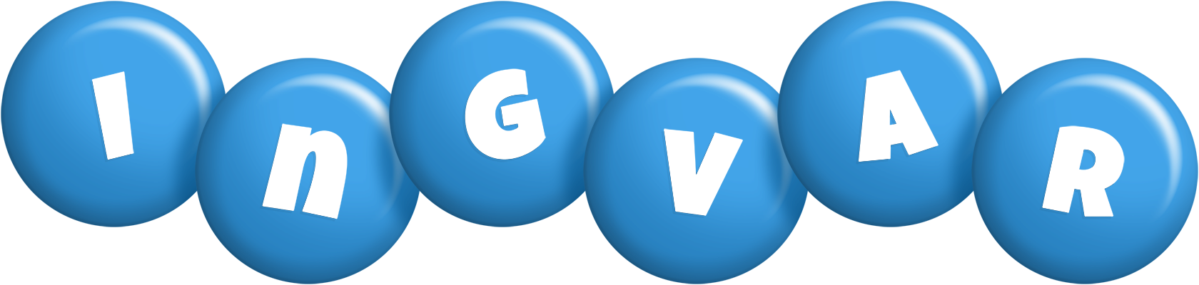 Ingvar candy-blue logo