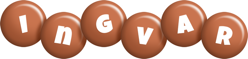 Ingvar candy-brown logo