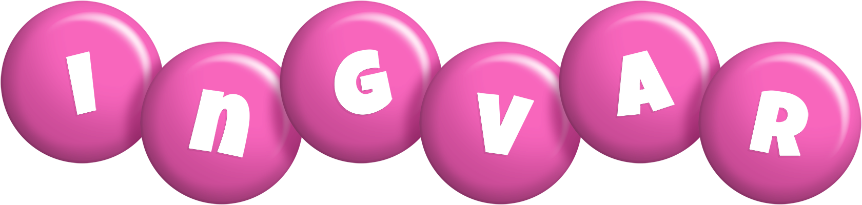 Ingvar candy-pink logo
