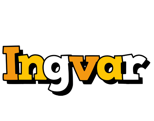 Ingvar cartoon logo