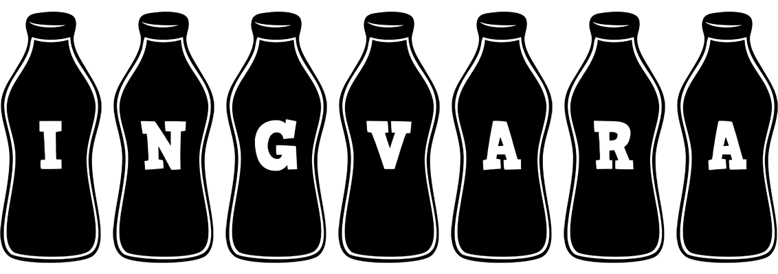 Ingvara bottle logo