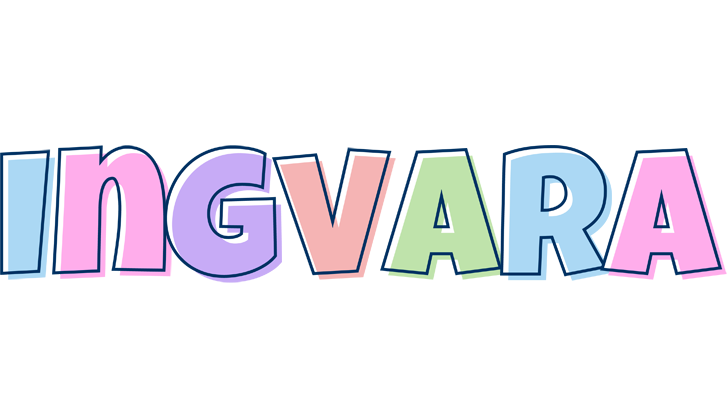 Ingvara pastel logo