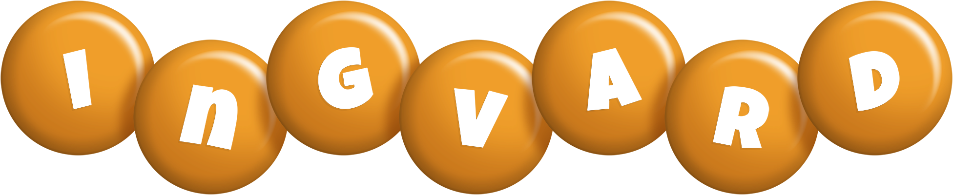 Ingvard candy-orange logo