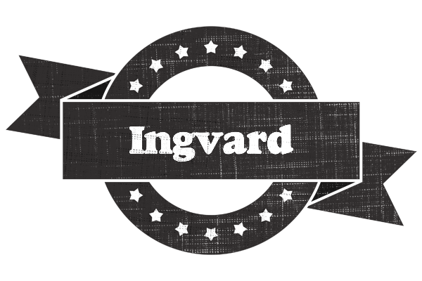 Ingvard grunge logo