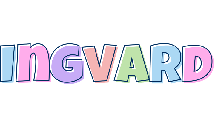 Ingvard pastel logo