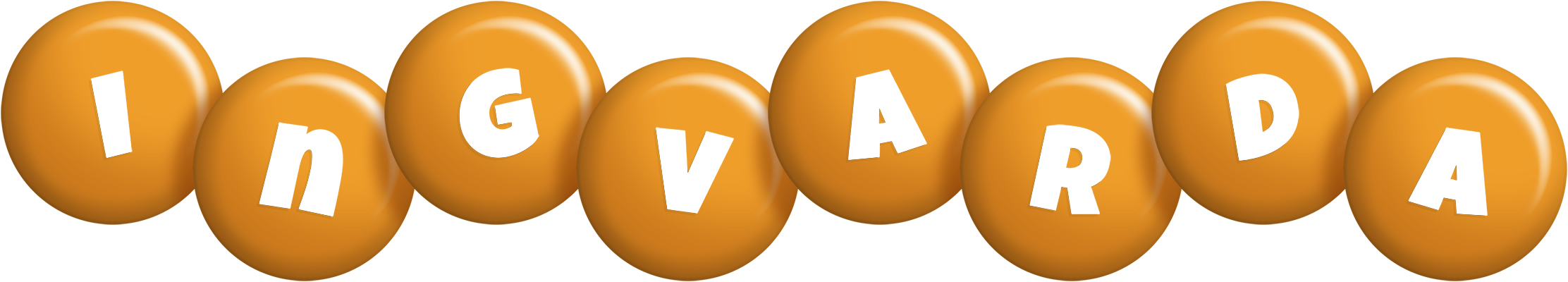 Ingvarda candy-orange logo