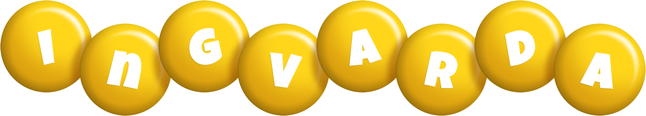 Ingvarda candy-yellow logo