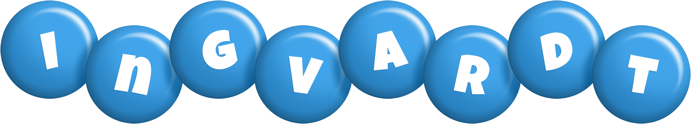Ingvardt candy-blue logo