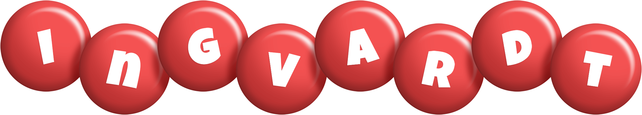 Ingvardt candy-red logo