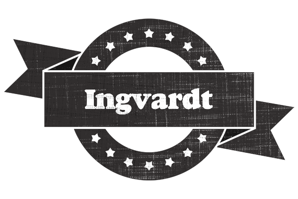 Ingvardt grunge logo