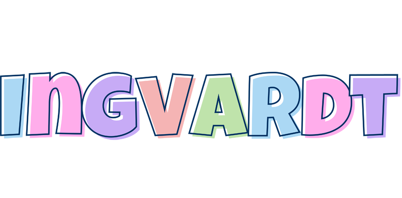 Ingvardt pastel logo
