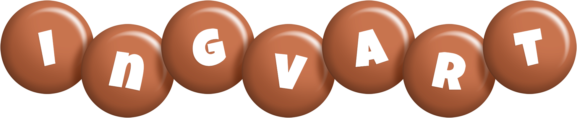 Ingvart candy-brown logo