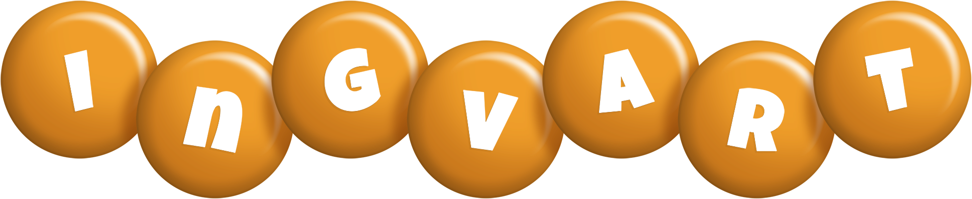 Ingvart candy-orange logo