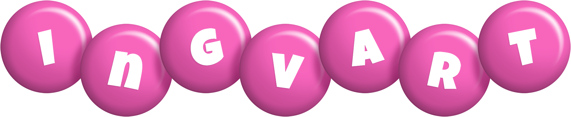 Ingvart candy-pink logo