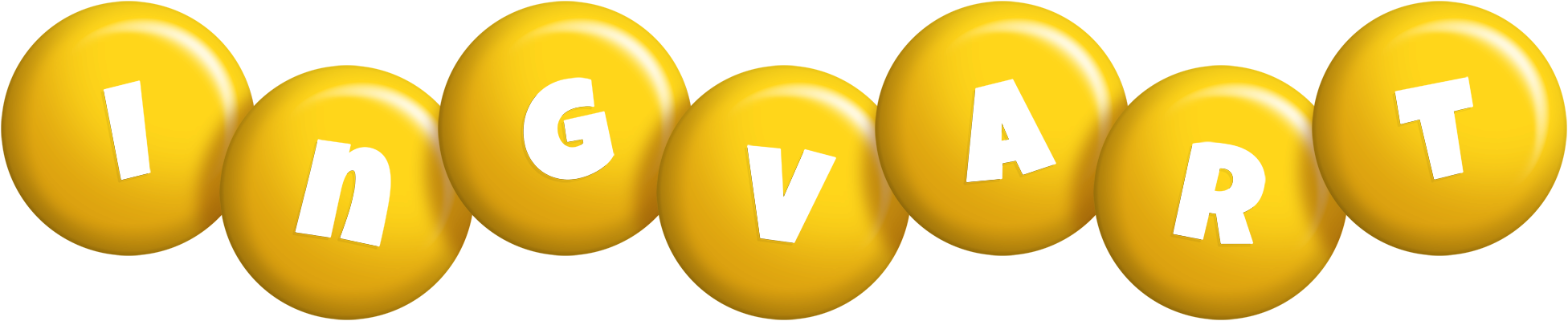 Ingvart candy-yellow logo
