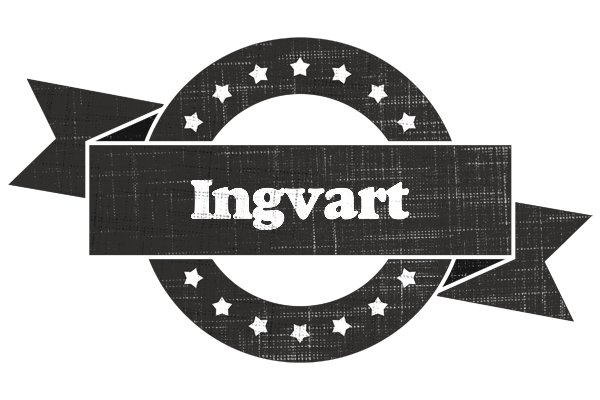 Ingvart grunge logo