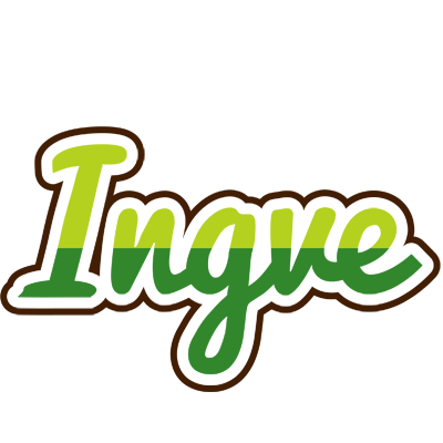 Ingve golfing logo