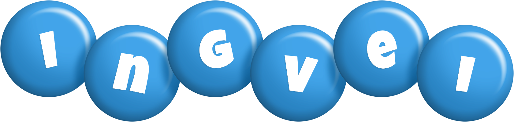 Ingvei candy-blue logo