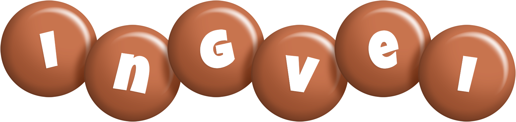 Ingvei candy-brown logo