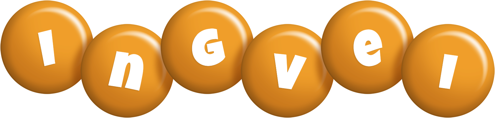 Ingvei candy-orange logo
