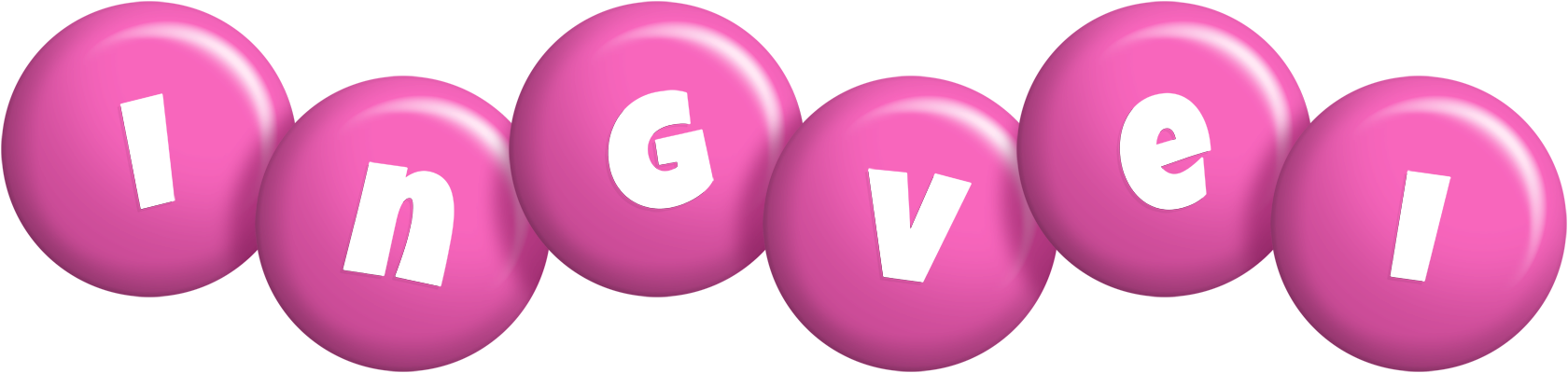 Ingvei candy-pink logo