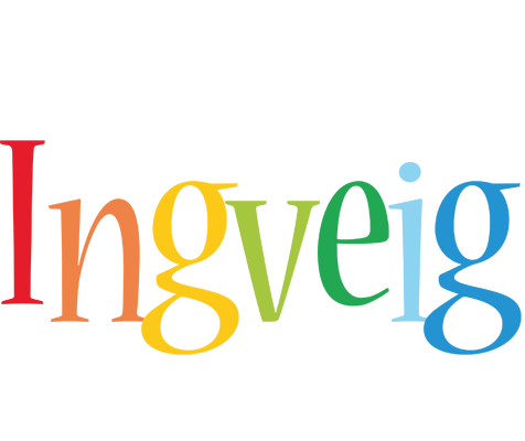 Ingveig birthday logo