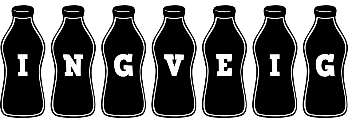 Ingveig bottle logo