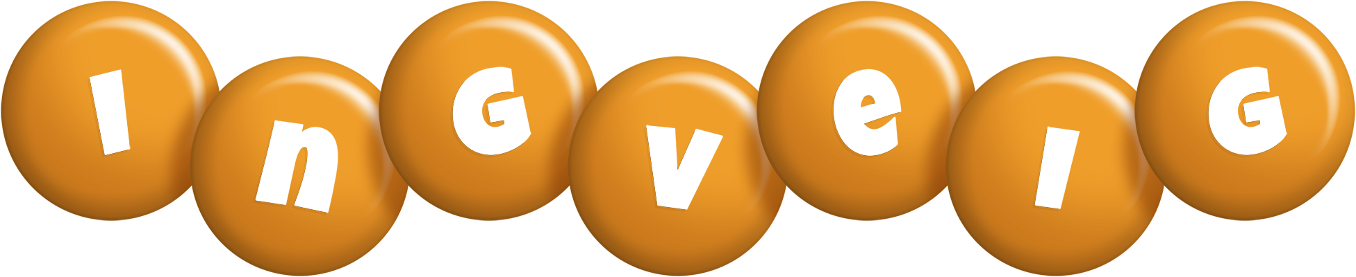 Ingveig candy-orange logo
