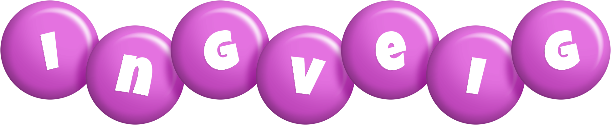Ingveig candy-purple logo