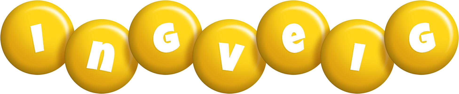 Ingveig candy-yellow logo